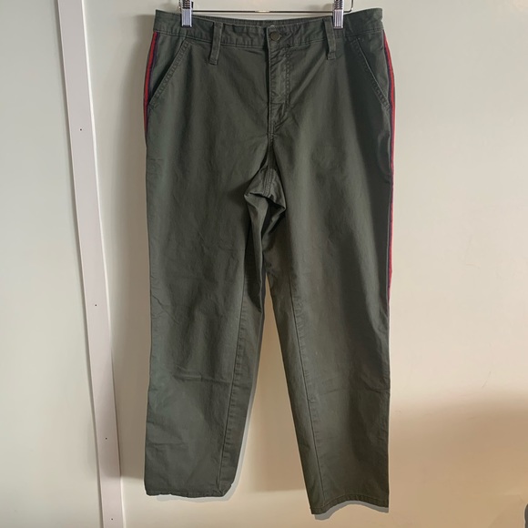 army green chinos